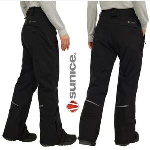 XS Sunice Stormpack Women's Black Winter Snow Ski Snowboarding Pants